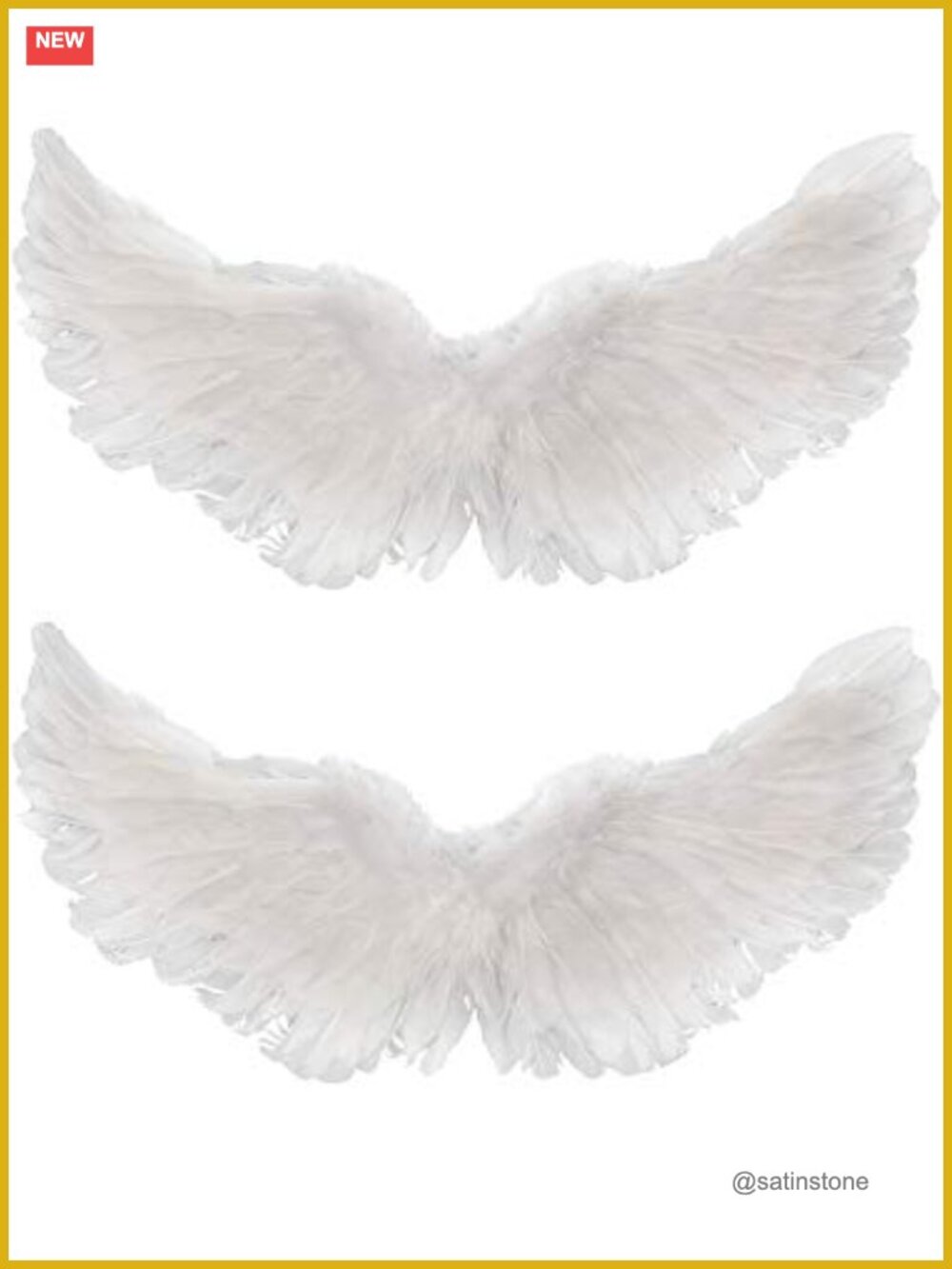 Angel Wings 2 Pack Feather Costume Accessory